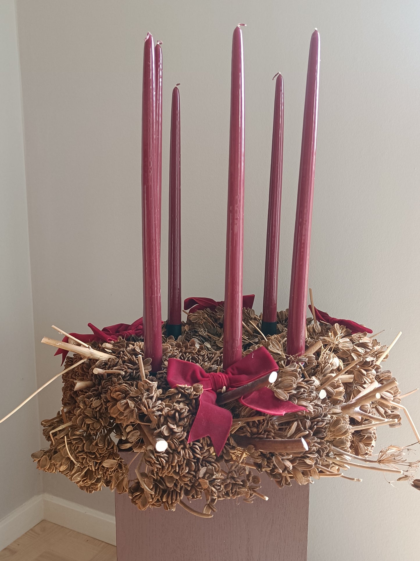 Adventskrans "Holly Christmas"