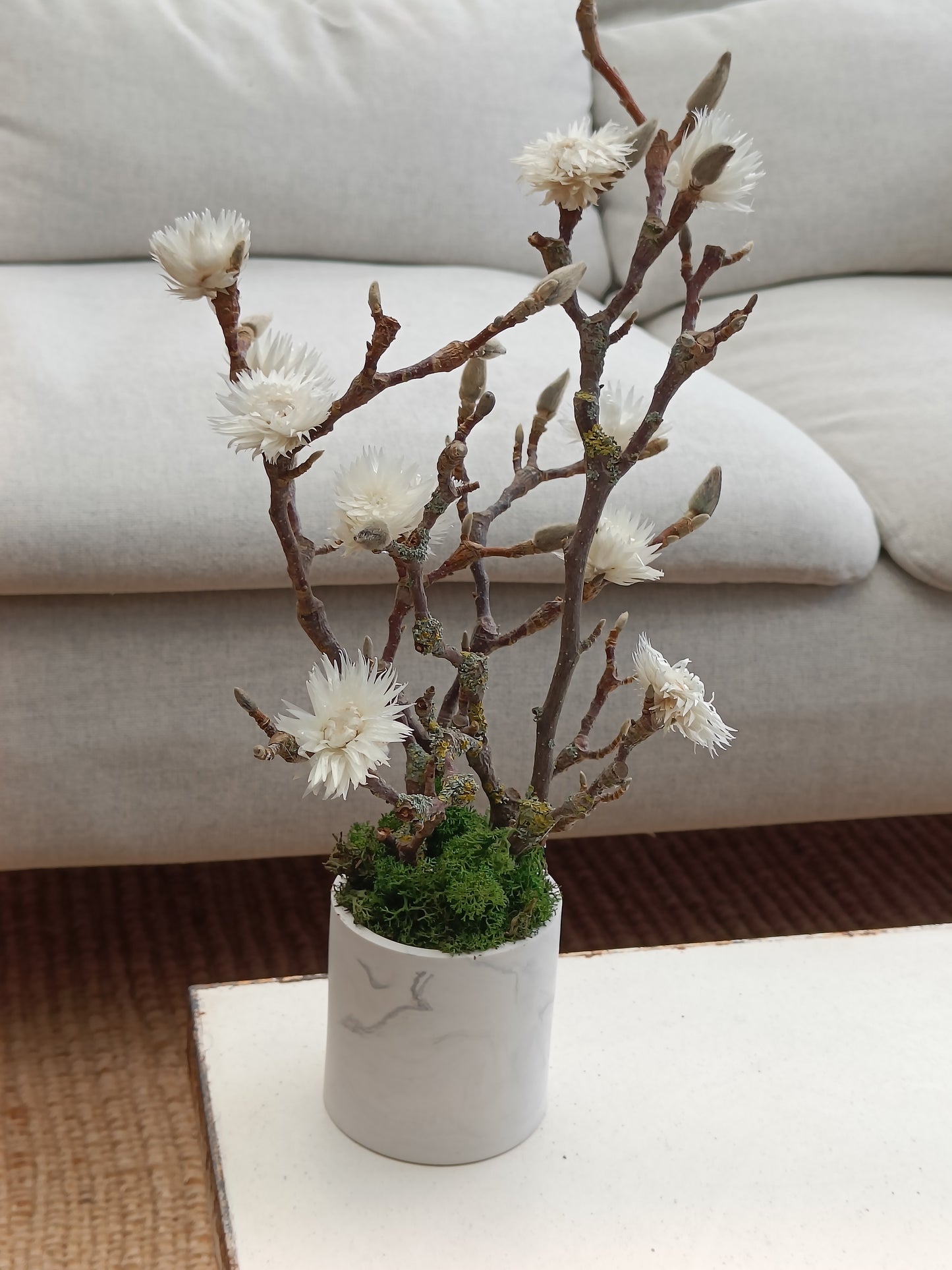 Back to nature - Blossom dekoration (Hvide blomster)