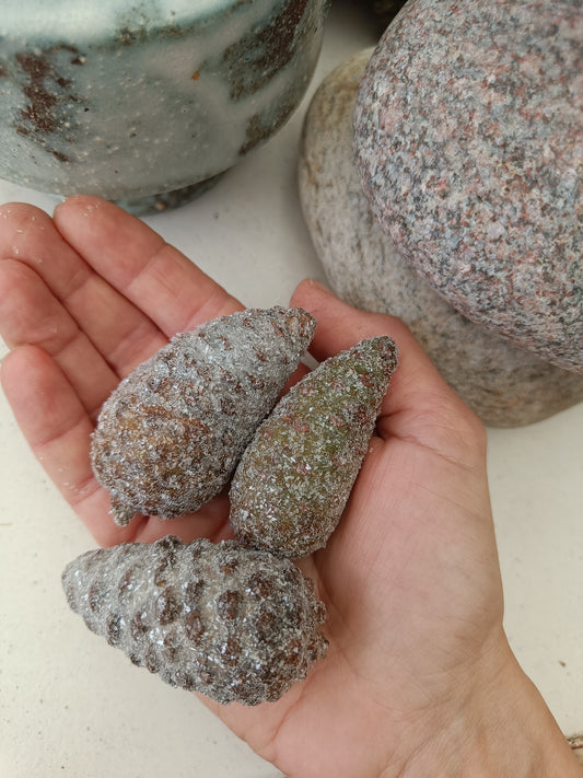 Små glimmer kogler - 3 stk