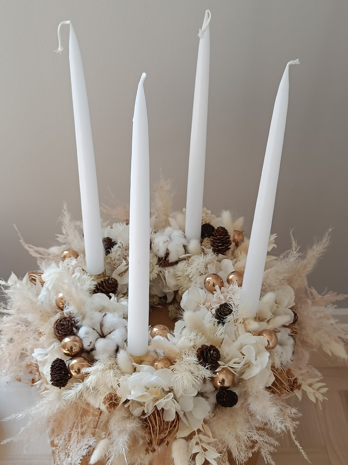 Adventskrans "Snefnug"