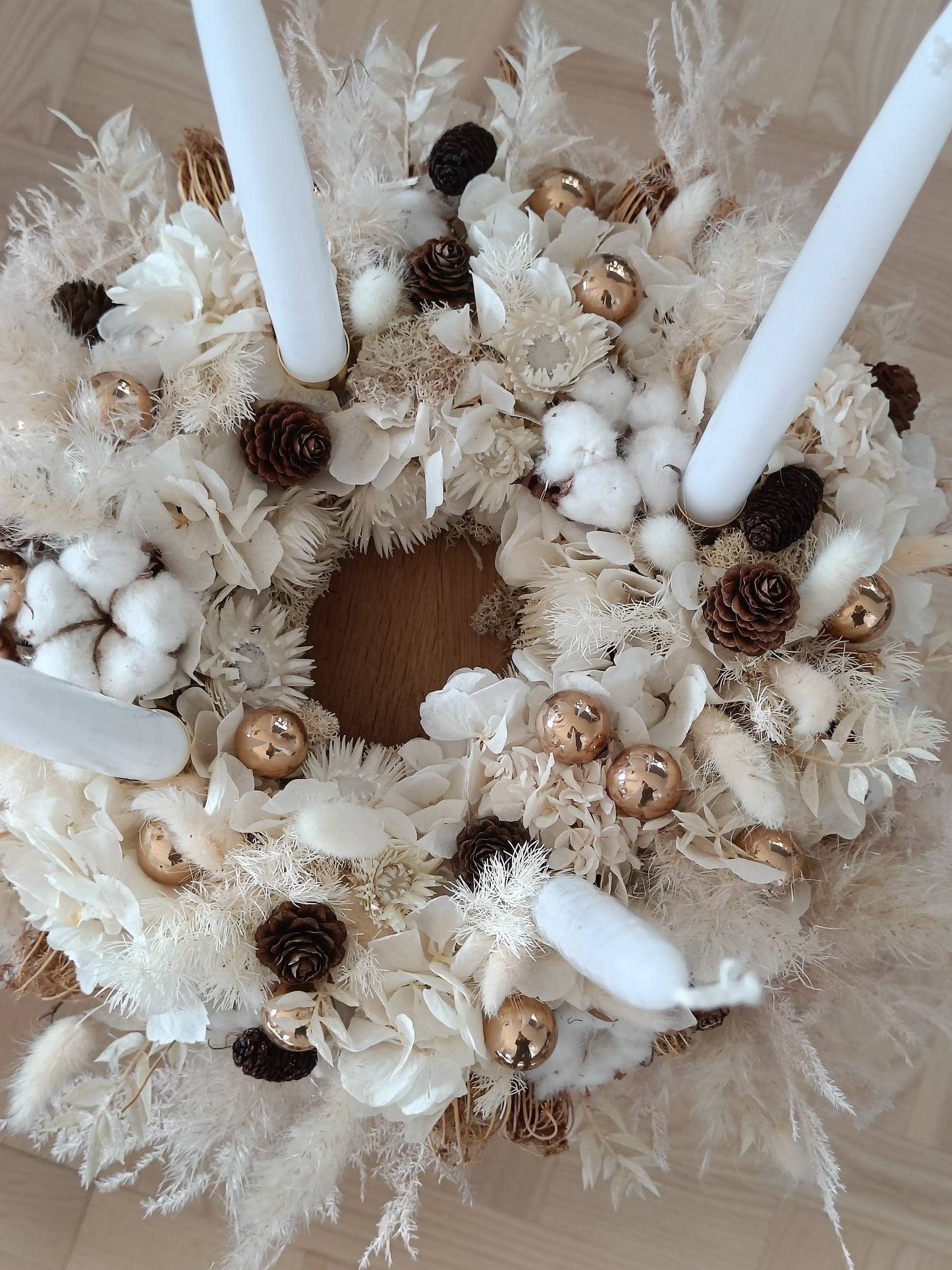 Adventskrans "Snefnug"