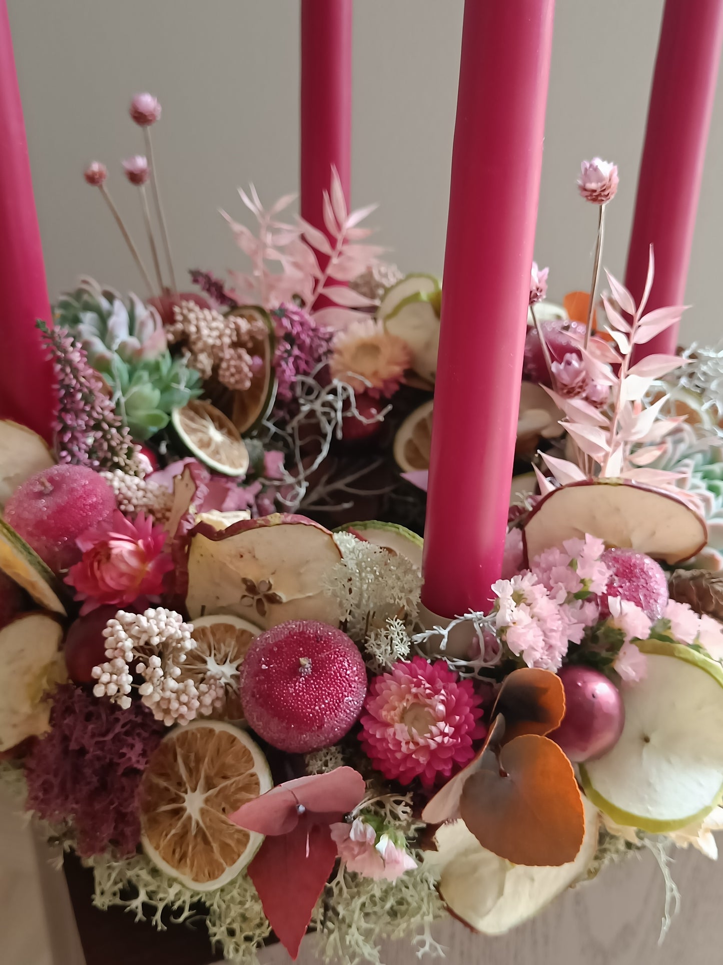 Adventskrans "Frugtsalat"