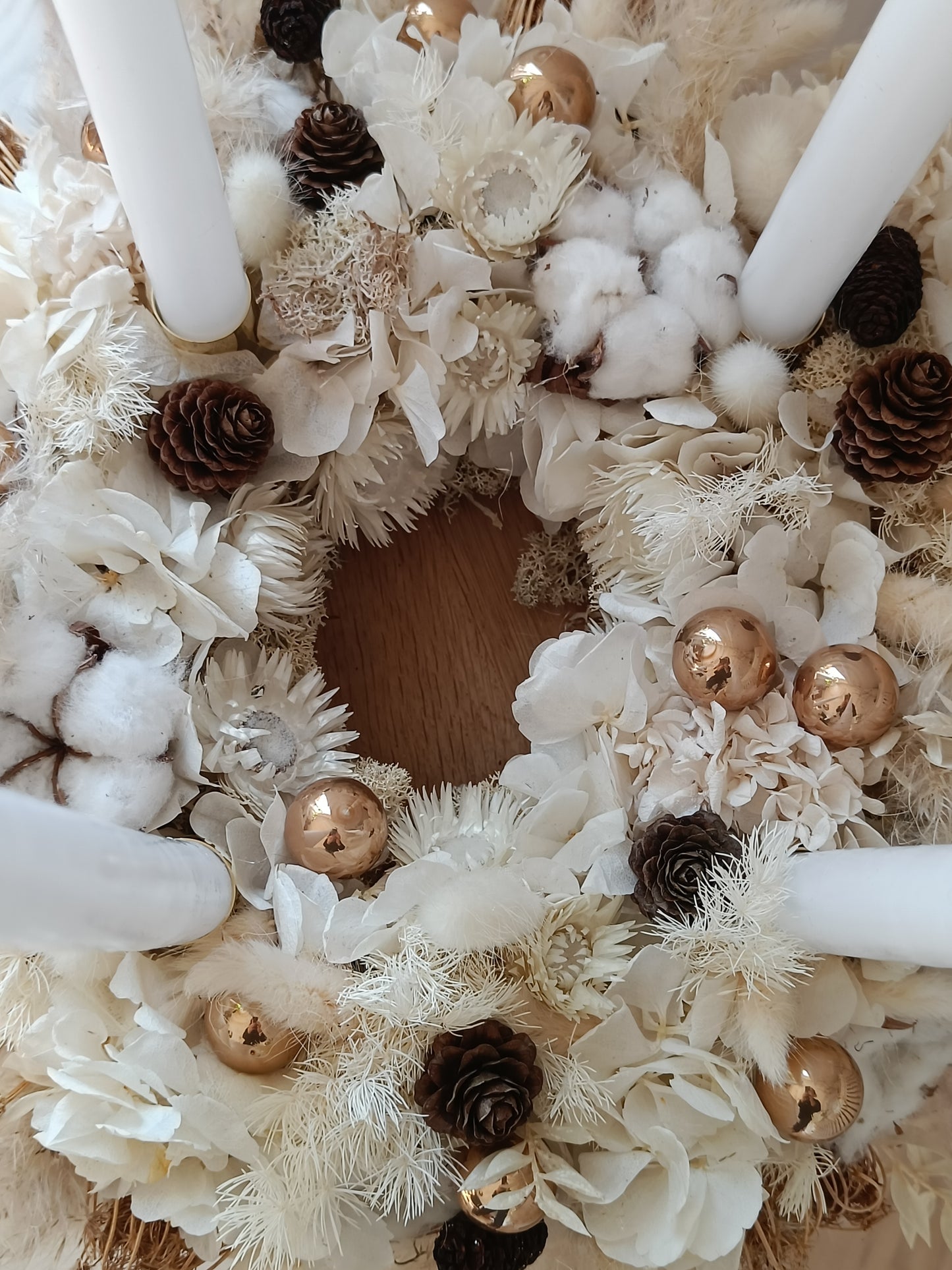 Adventskrans "Snefnug"