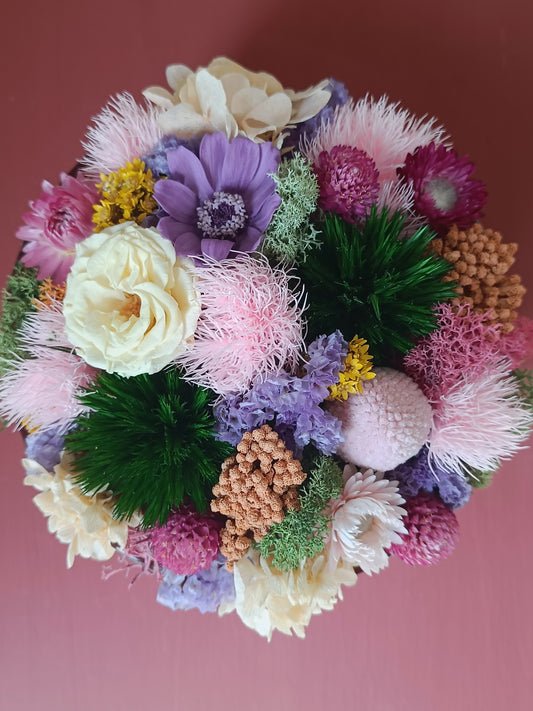 Flowerbomb I orange skål