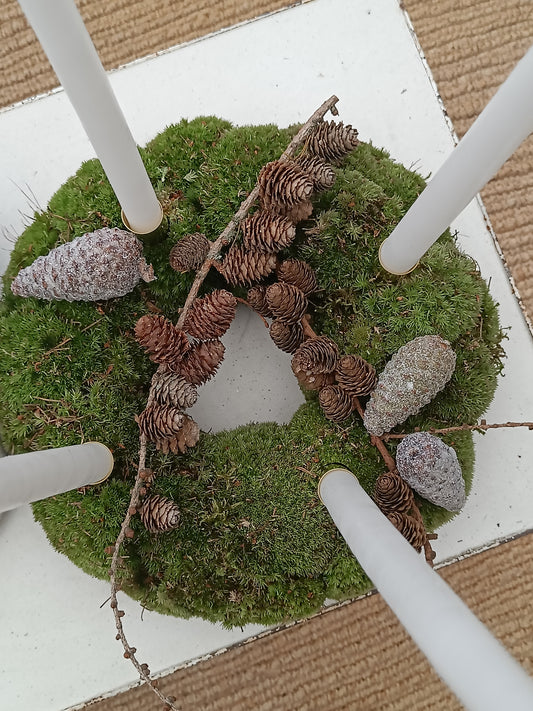 Adventskrans "Skovbund"