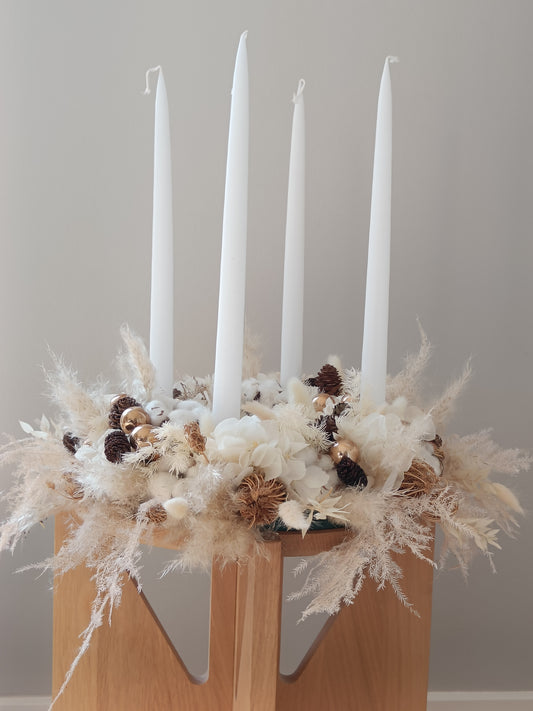 Adventskrans "Snefnug"