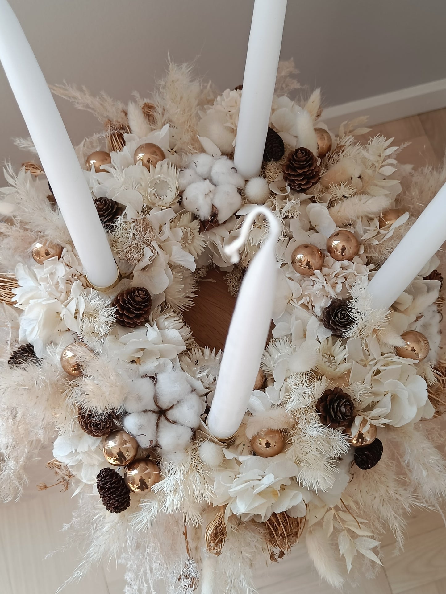 Adventskrans "Snefnug"