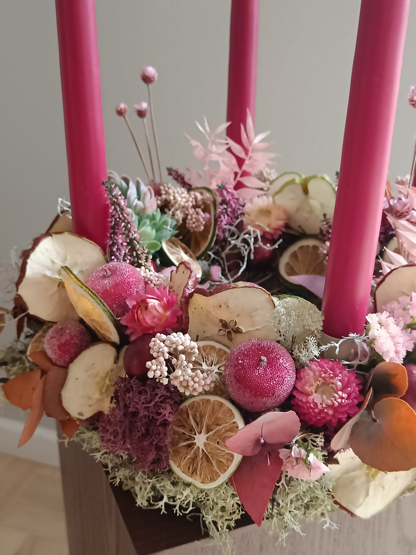 Adventskrans "Frugtsalat"