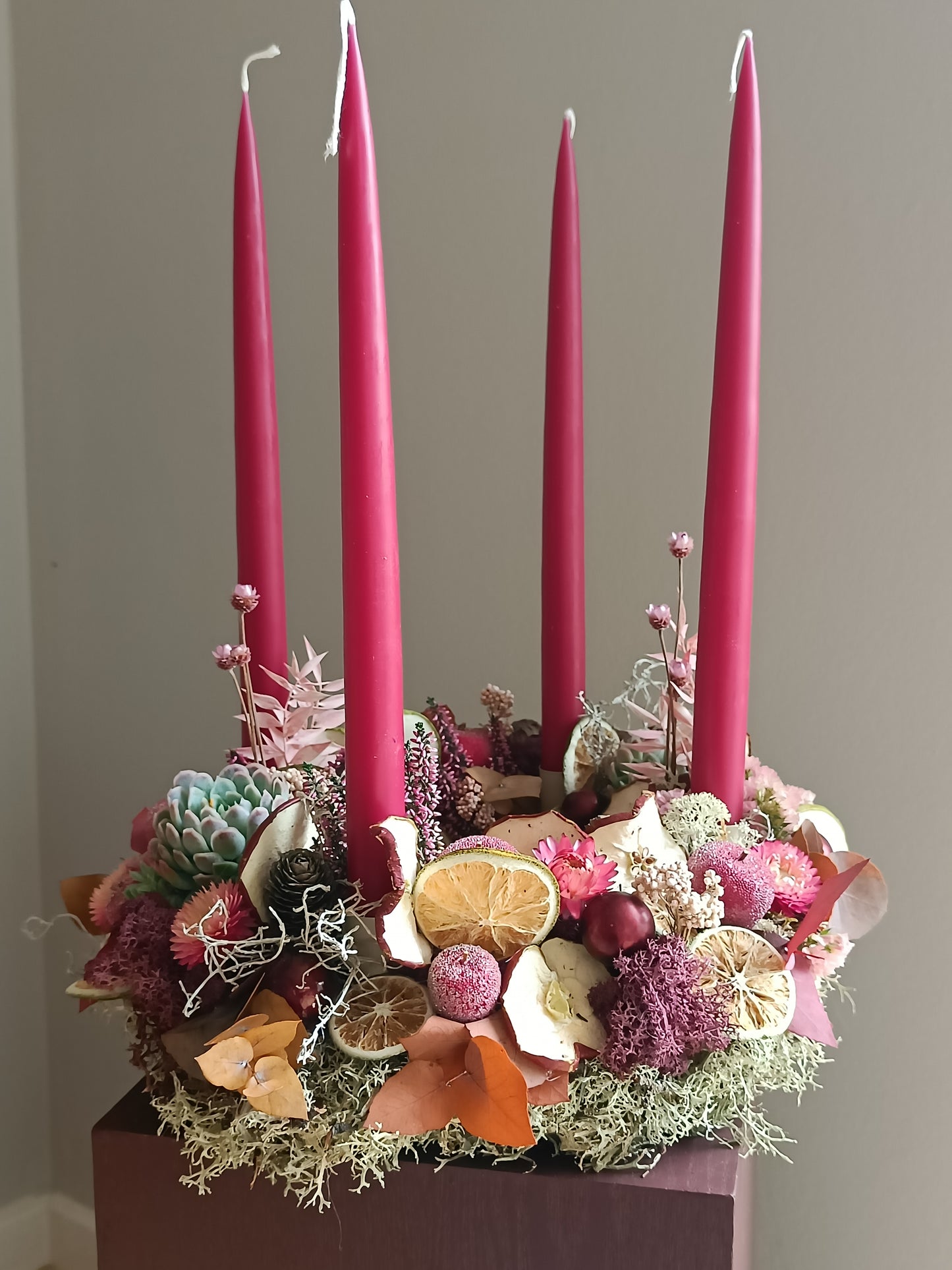 Adventskrans "Frugtsalat"