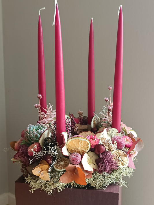 Adventskrans "Frugtsalat"