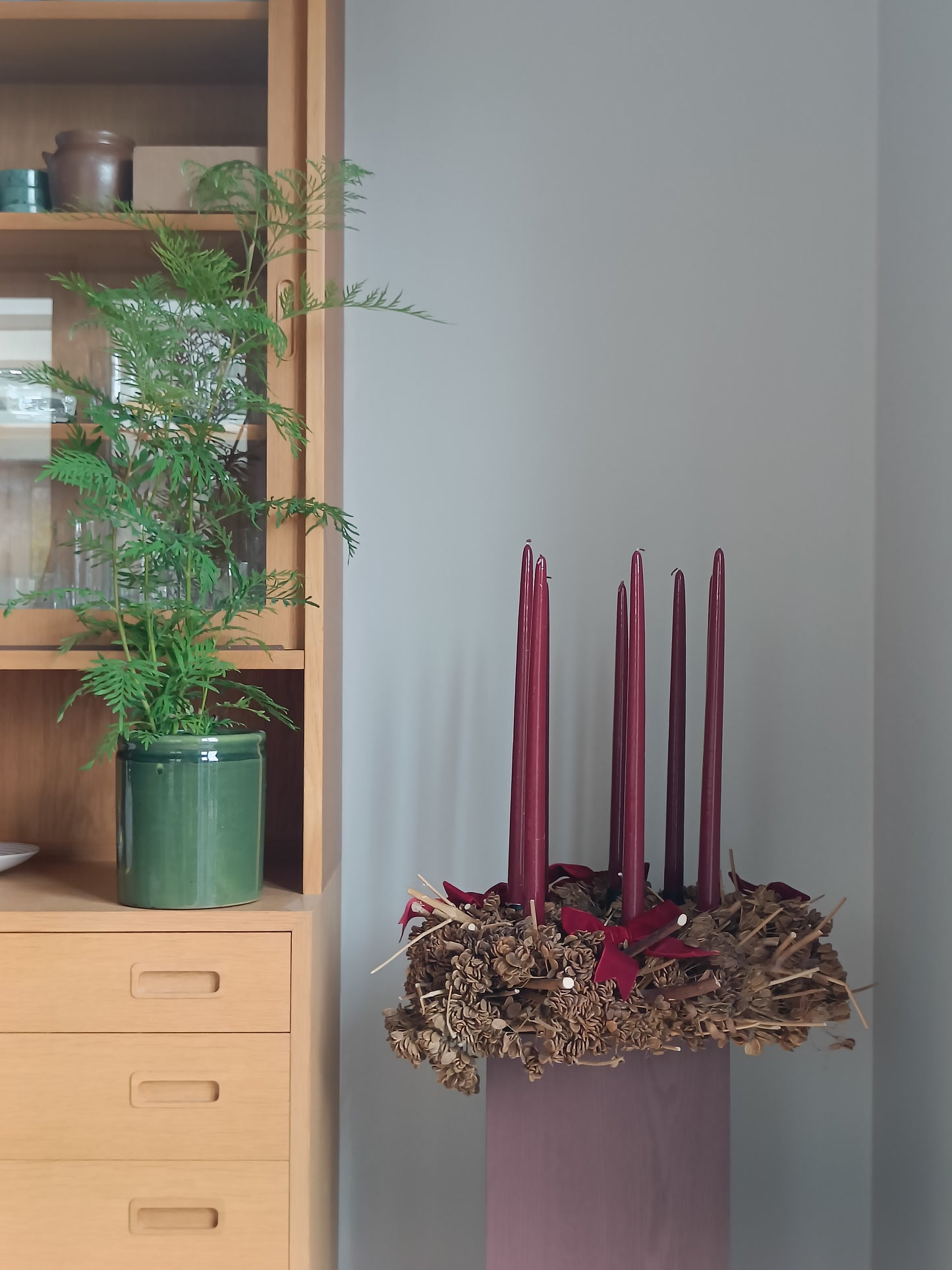 Adventskrans "Holly Christmas"